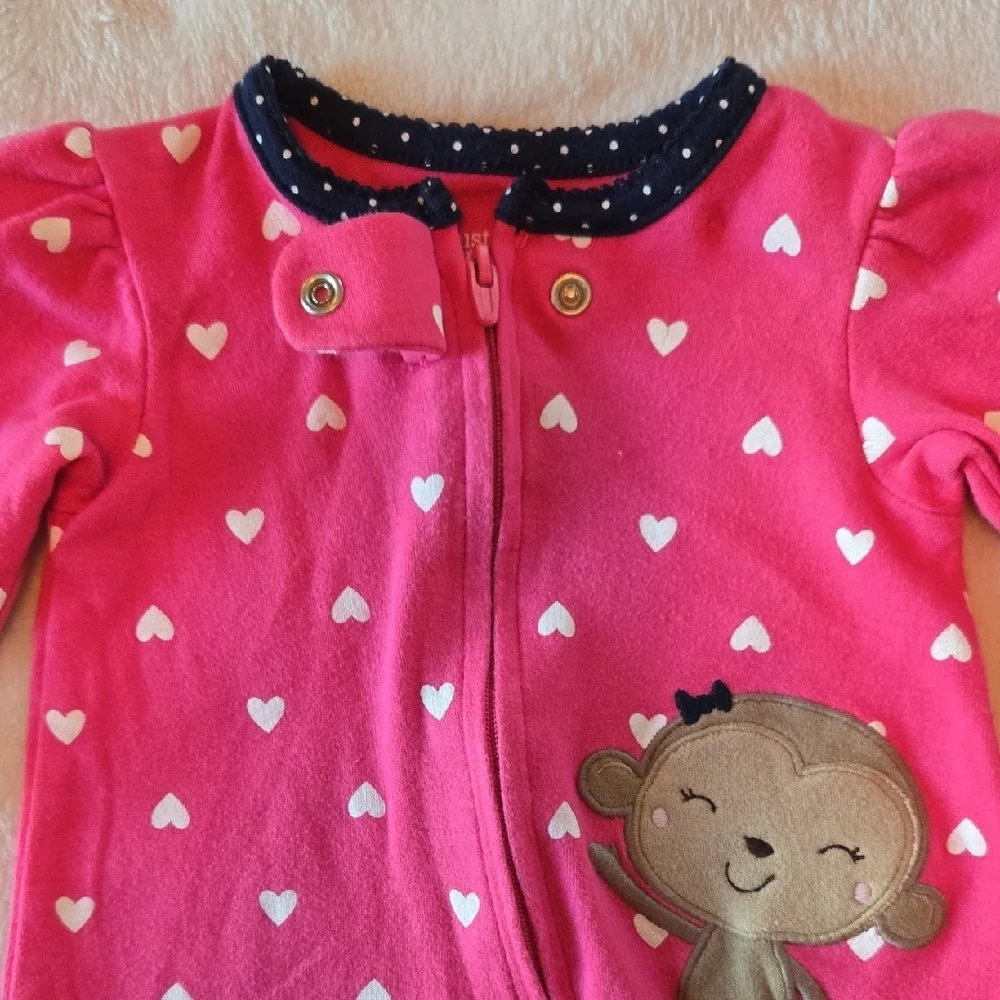 Carter's 3Mos 💕Day Jumper & Nighttime Footies All Cotton Too Cute Great Deal💕